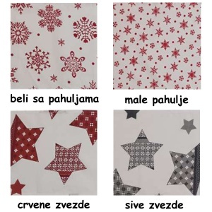 Set za dekoraciju stola novogodišnji za 12 osoba 091MT - Img 2