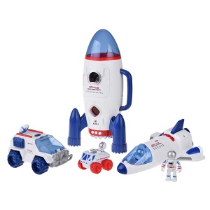 Set za igru 3u1 Raketa Pionir sa astronautima Wenyi 58451 - Img 2