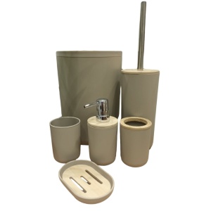 Set za kupatilo Bamboo 1/6 bež 024308