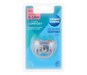 Silikonska Varalica 6-18m Plava Canpol Babies Cute Animals 34/925_blu - Img 3
