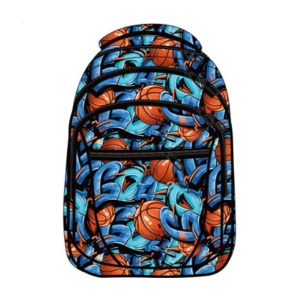 Školski Ranac Octopus Oby2643 Slam Dunk 28x13x39cm plava narandžasta