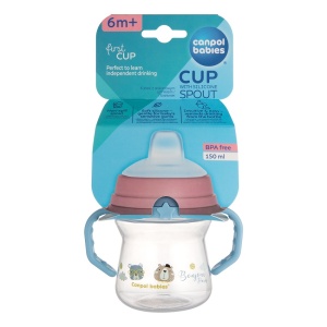 Šolja Sa Silikonskim Kljunom 150ml Plava Canpol Babies Bonjour Paris 56/612_blu - Img 2