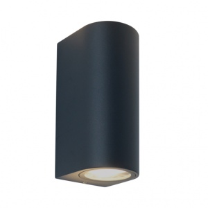 Spoljna zidna svetiljka W10402 2*GU10 IP65 tamno siva 250487