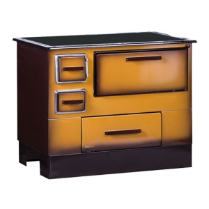 Šporet na čvrsto gorivo 55 Deluxe R ECO Braon Desni Alfa Plam 13980