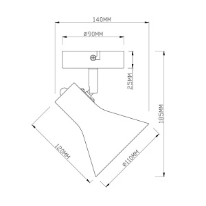 Spot lampa Nina 1xE14 Trio Lighting R80161002 - Img 2