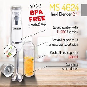 Štapni blender 2 u 1 600 ml Mesko MS4624 - Img 2