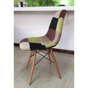 Stolica Charlie Patchwork Mix zelena FA0045 - Img 2