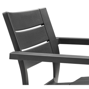 Stolica Julie Dinning Grafit Keter CU 246188 - Img 2