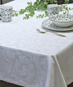 Stolnjak Elegante 140x220 beli 024512