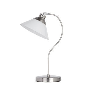 Stona lampa Molly 1xE27 Satenski nikl 955MOLLY1T/SN