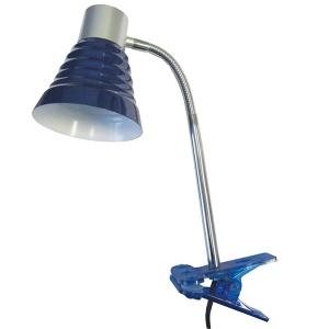 Stona lampa sa štipaljkom Elit plava EL7960