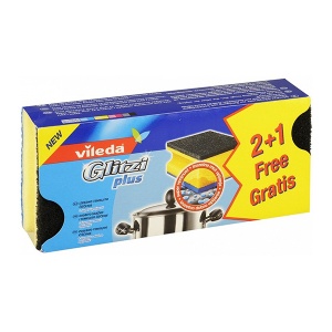 Sunđer sa abrazivom GLITZI PLUS 2/1+1 Vileda 221221 6700007