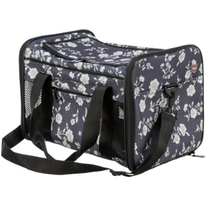 Torba adrina 26x27x42cm crna cvetni dezen