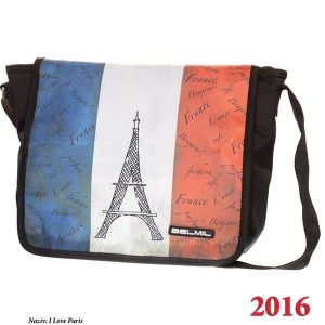 Torba na rame za školu 338-22 I love Paris 4651