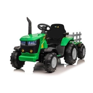 Traktor Sa Prikolicom Zeleni Premium Oprema - Img 3