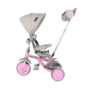Tricikl Lucky Crew Grey n Pink Lorelli 10050610022 - Img 4