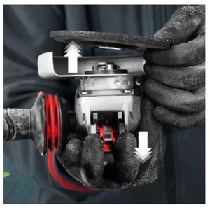 Ugaona brusilica GWX 14-125 1400W Professional + X-LOCK dijamantska rezna ploča 125mm Bosch 06017B7001 - Img 2