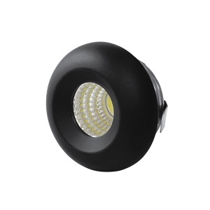 Ugradna LED lampa 3W dnevno svetlo Prosto LUG-3320/BK-3/W