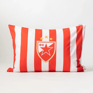 Ukrasni jastuk Crvena Zvezda 50x70cm crvene pruge