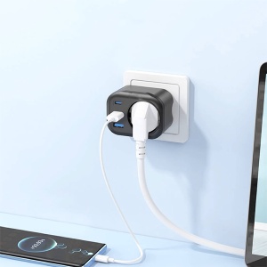 Univerzalni brzi punjač USB-A USB-C Šuko utičnica Havit UC142EU - Img 2