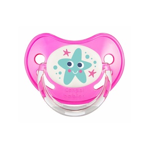 Varalica Ortodontski silikon 0-6m CANPOL BABIES LOVE & SEA roze 22/506_pin