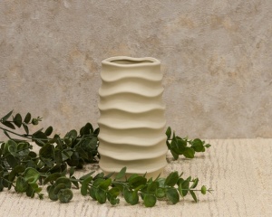 Vaza Collina 20cm bež 024342