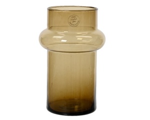 Vaza Recycled Glass 25cm braon 041190
