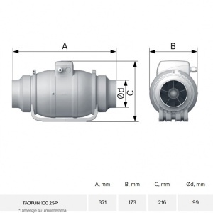 Ventilator Era Typhoon 100 turbina 550241 - Img 2