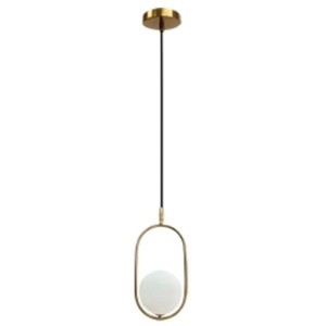 Viseća Lampa Brušeno Zlato 1x28W G9 Cordel 15034