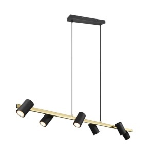 Visilica Marley Crna/Zlato 6Xgu10 302400680 Trio Lighting 171013467