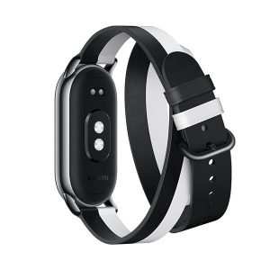 Xiaomi Mi Smart Band 8 Double wrap strap black and white - Img 2