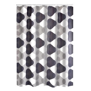 Zavesa za kadu Vinil 180x200cm Triangle Ridder 3004307 - Img 1