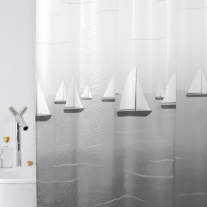 Zavese za kadu vinil Bateau-grigio, METALTEX 127