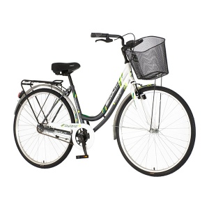 Ženski bicikl 28/18in 155-178cm sivo beli Scout Lowland LOW282F 1282001