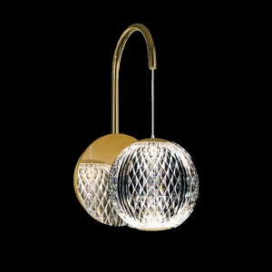 Zidna lampa Diamond 4,2W 3000K Elmark 955DIAMOND430WGD