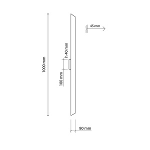 Zidna lampa led Navi 24W 3000K TK Lighting 4511 - Img 2
