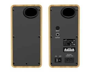 Zvučnici Genius SP-HF400 boje drveta drveni 2.0 - Img 4