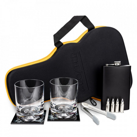 Guitar Whisky Set - Set de whisky in carcasa Elegance cu forma de chitara