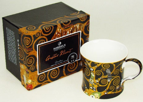 Cana Klimt - Pomul Vietii - Negru 270 ml