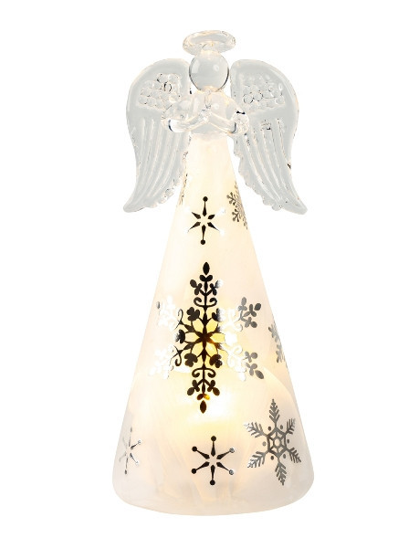 Decor Craciun - Inger de sticla cu lumina LED
