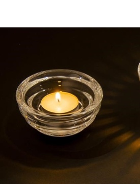 Bohemia Prestige - Set 3 Sfesnice din Cristal 9 cm - Img 2