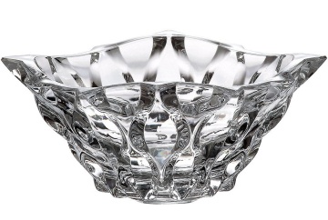 Cristal Bohemia - Platou 21 cm Zefir alb - Img 2