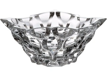 Cristal Bohemia - Platou 21 cm Zefir alb - Img 2