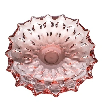 Cristal Bohemia - Platou intins 35 cm Zefir roz - Img 4