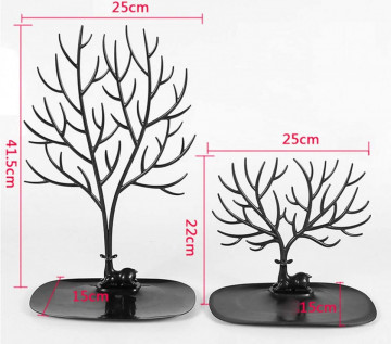 Cutie de bijuterii tip stand decorativ cerb mare Fuchsia