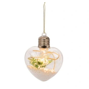 Glob de Zapada cu LED - Decor Pentru Brad Craciun - Inima