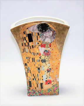 Vaza Klimt - The Kiss - Auriu 20 cm