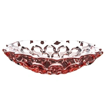 Cristal Bohemia - Platou intins 35 cm Zefir roz