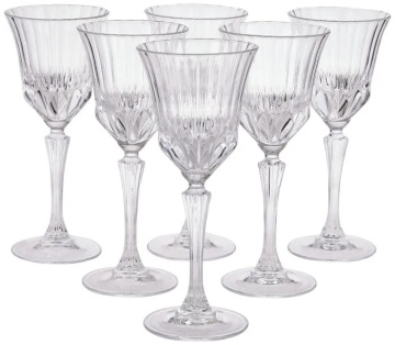 Pahare de vin alb Agape din Cristal 220 ml - Img 2