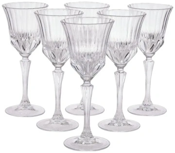Pahare de vin alb Agape din Cristal 220 ml - Img 2